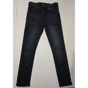 Waimea Kids Boys Skinny Fit Jeans Dark Wash Black Denim Size 8 Stretch Pants